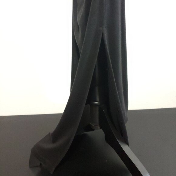 Michael Stars Sleeveless Ruched  Dress Bodycon Maxi Small Black - Picture 7 of 9